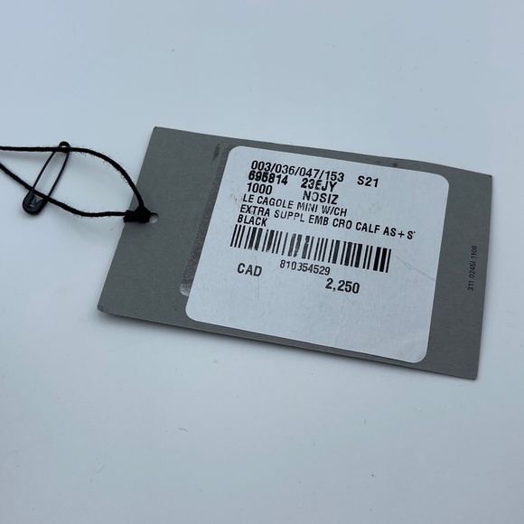 BNWT Balenciaga Le Cagole Mini Bag With Chain Crocodile Embossed With Rhineston - Picture 2 of 12